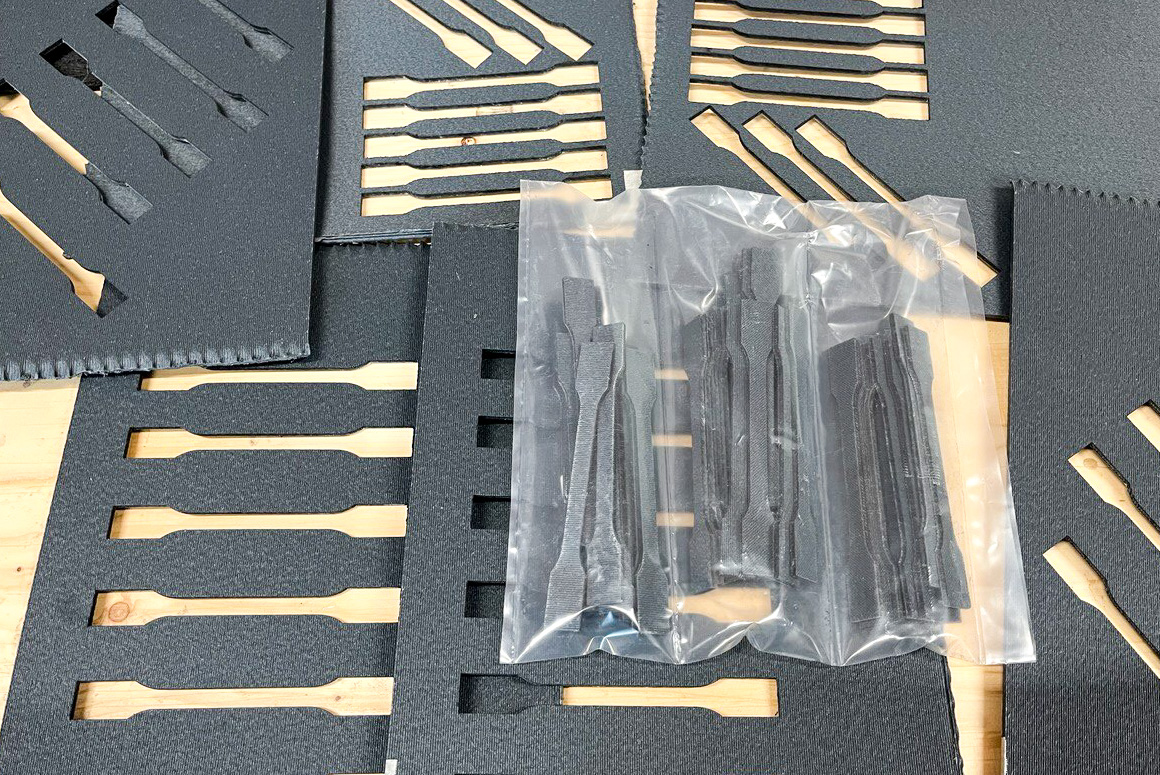 3D printed cradles up-close, showing a detailed view of what the Robotic Arm can do. We continuously expand our knowledge in 3D printing to create custom made engineering and develop customer’s desired product.