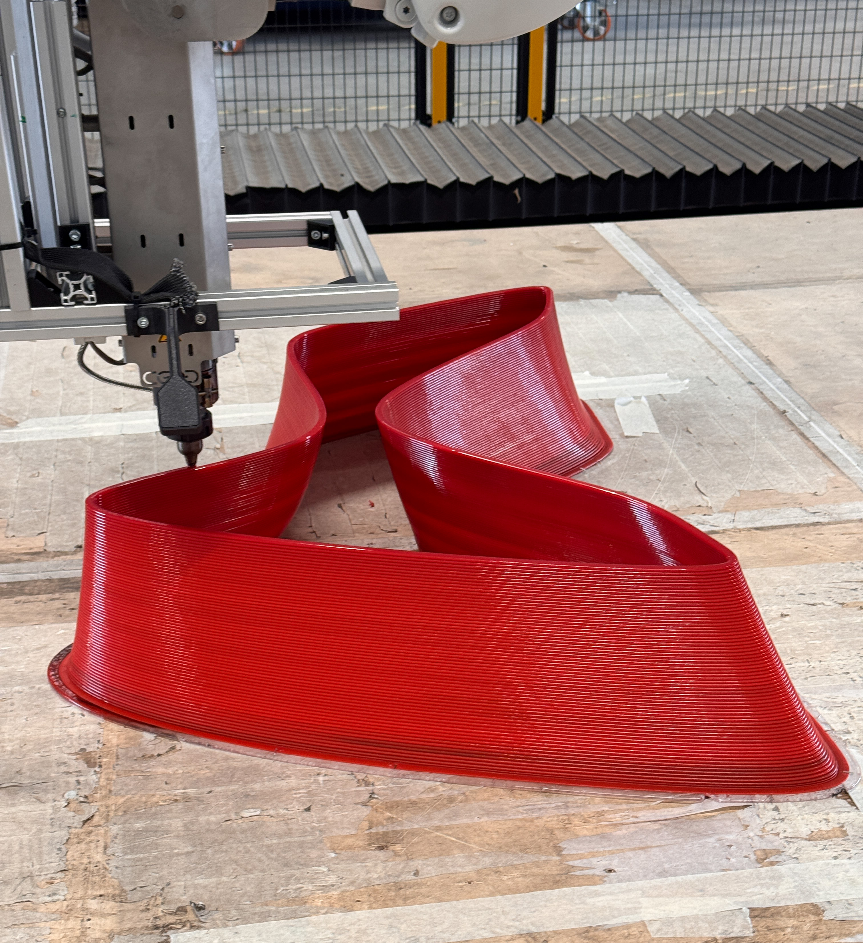 The ready 3D print up close, showcasing fine detail and surface quality.
