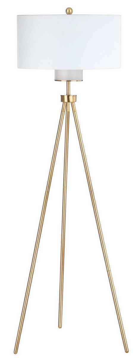 Natalie Floor Lamp - Brass