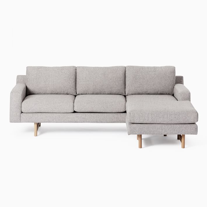 Roman Reversible Sectional - Gray