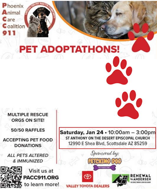 PAC911 at St. Anthony of the Desert Adoption Event