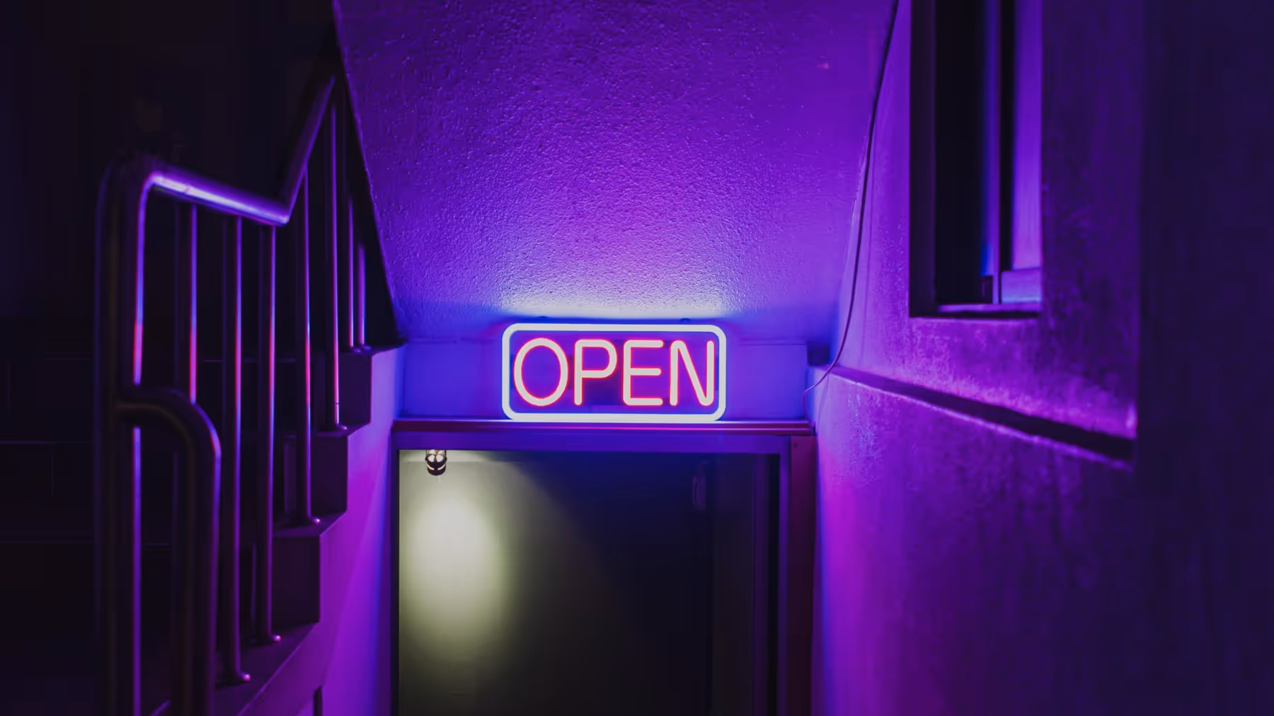 beauty school open sign