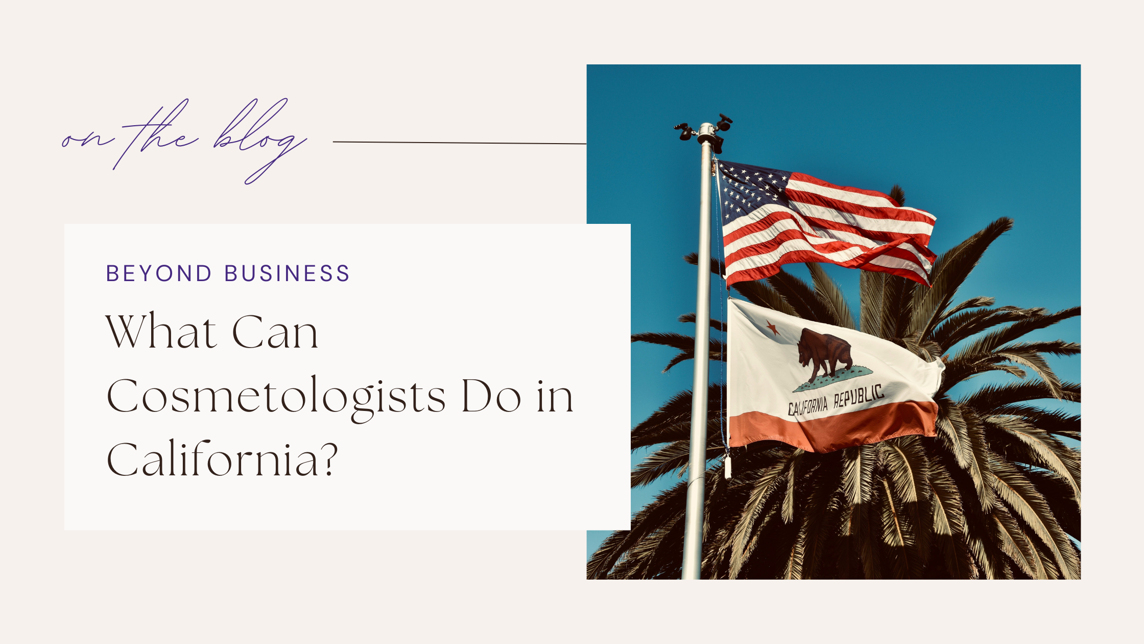 Cosmetology scope of practice