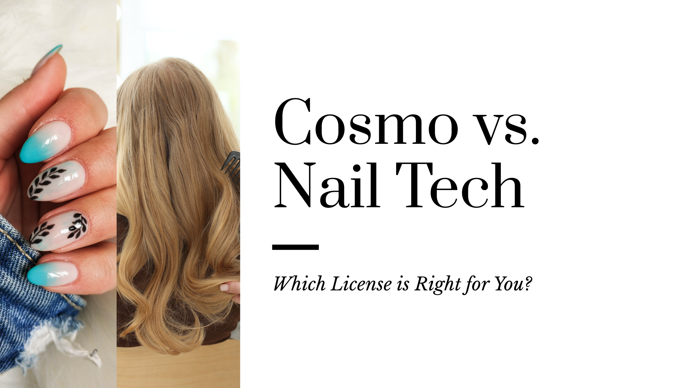 Beauty school student holding a manicure kit, deciding between cosmetology and manicurist license programs at Beyond 21st Century Beauty Academy