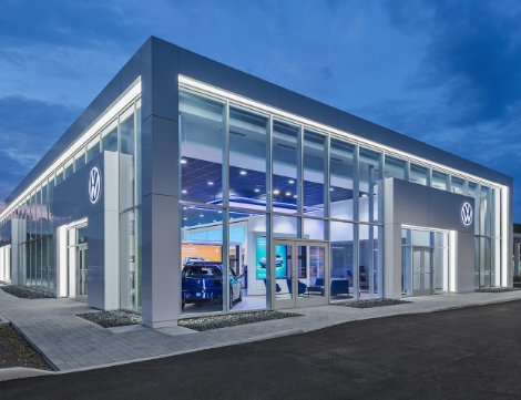 Automotive dealership exterior