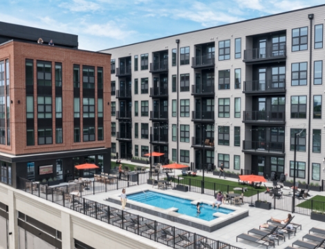 Multi-family exterior patio