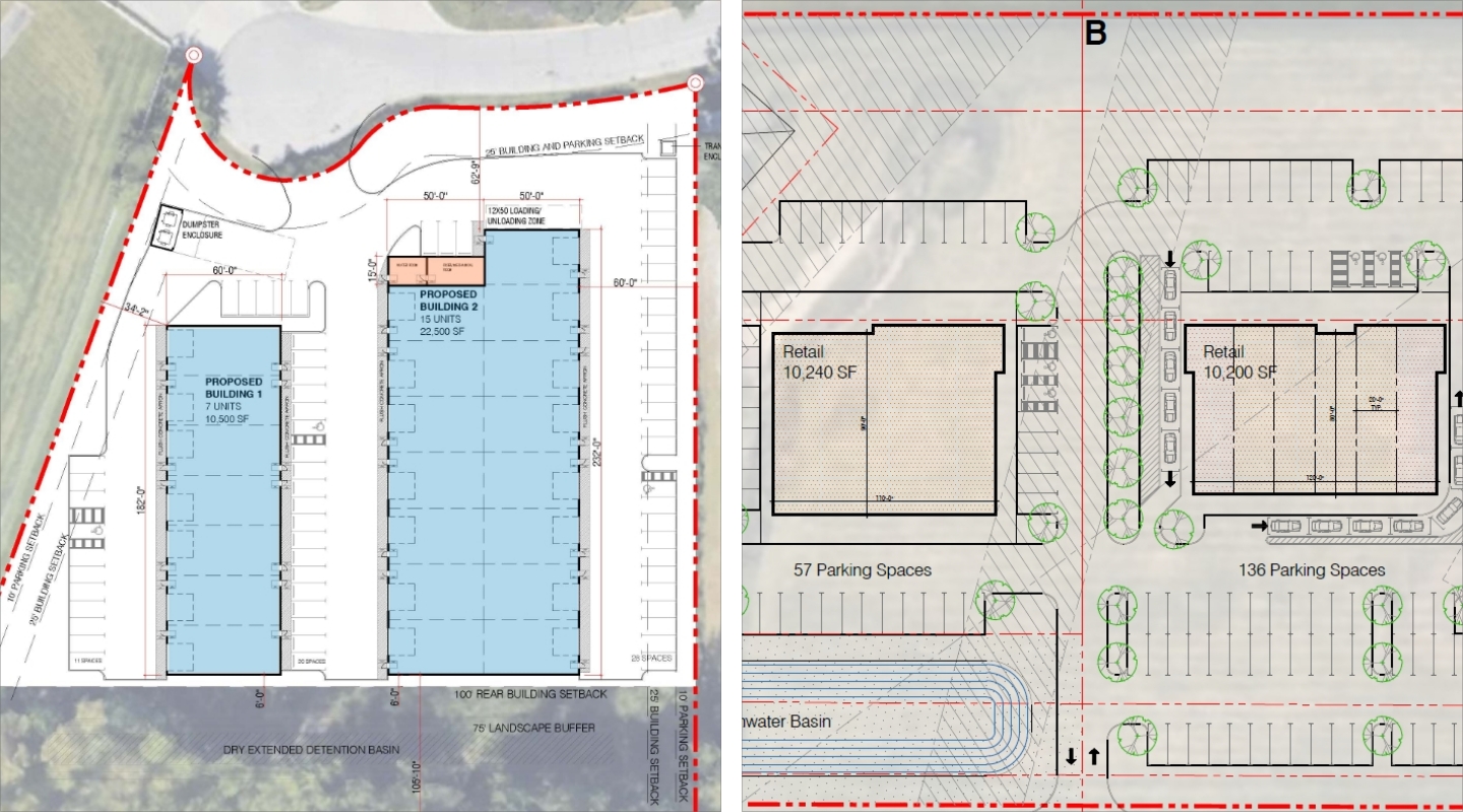 Industrial site capacity study example