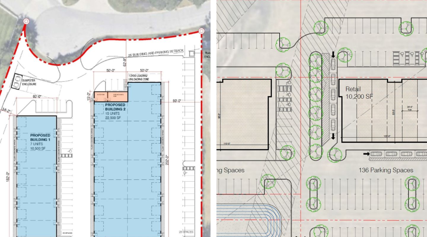 Industrial site capacity study example