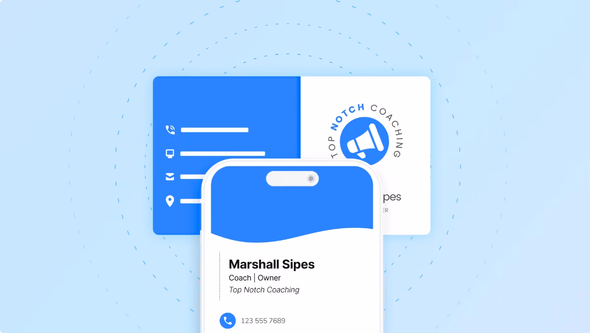 Scan and transcribe paper business cards