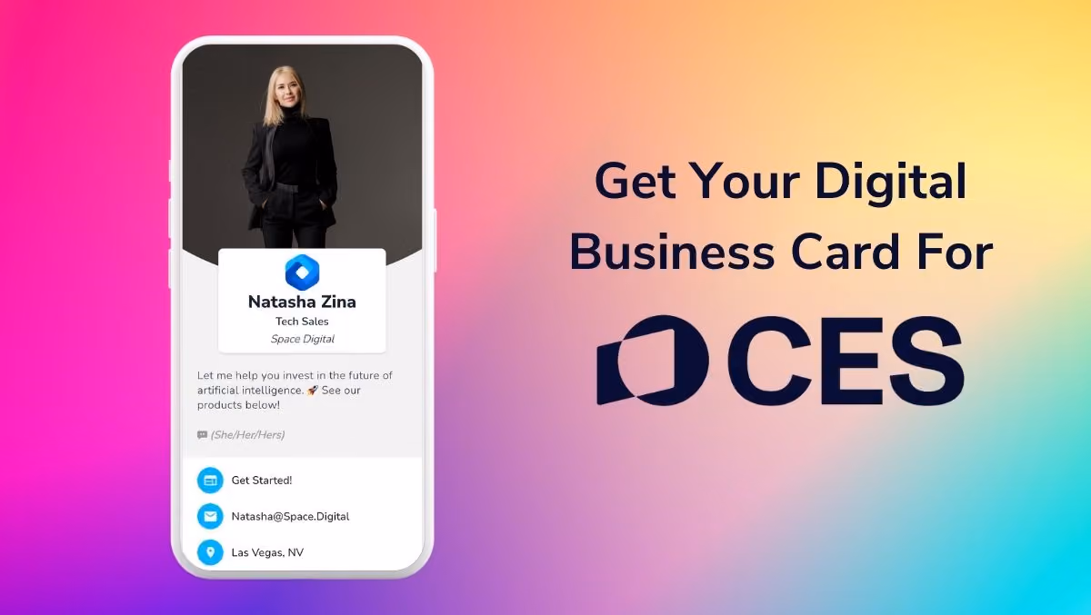 6 Reasons to Use a Digital Business Card at CES 2025