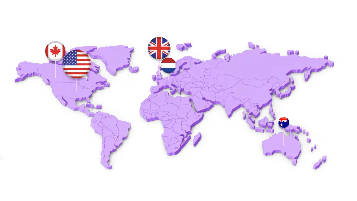 The countries with the most digital business card use