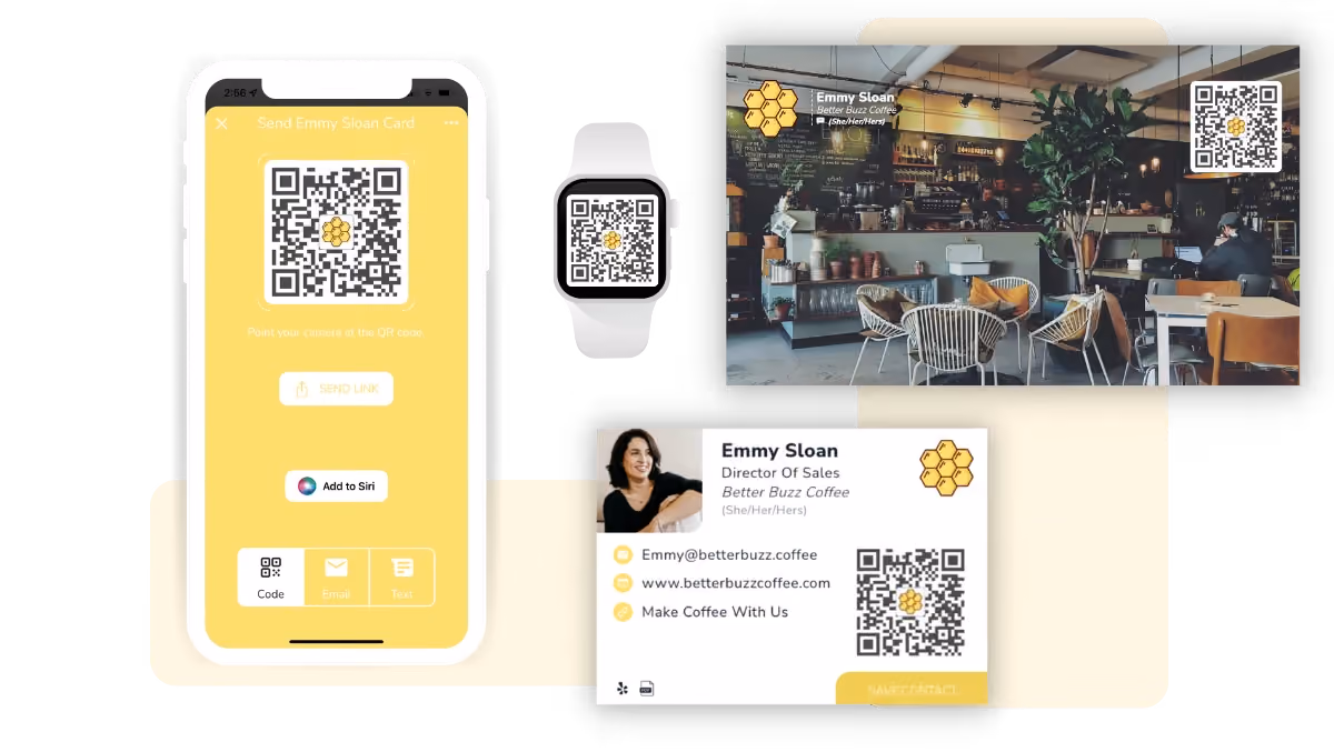 Howt to share your business card