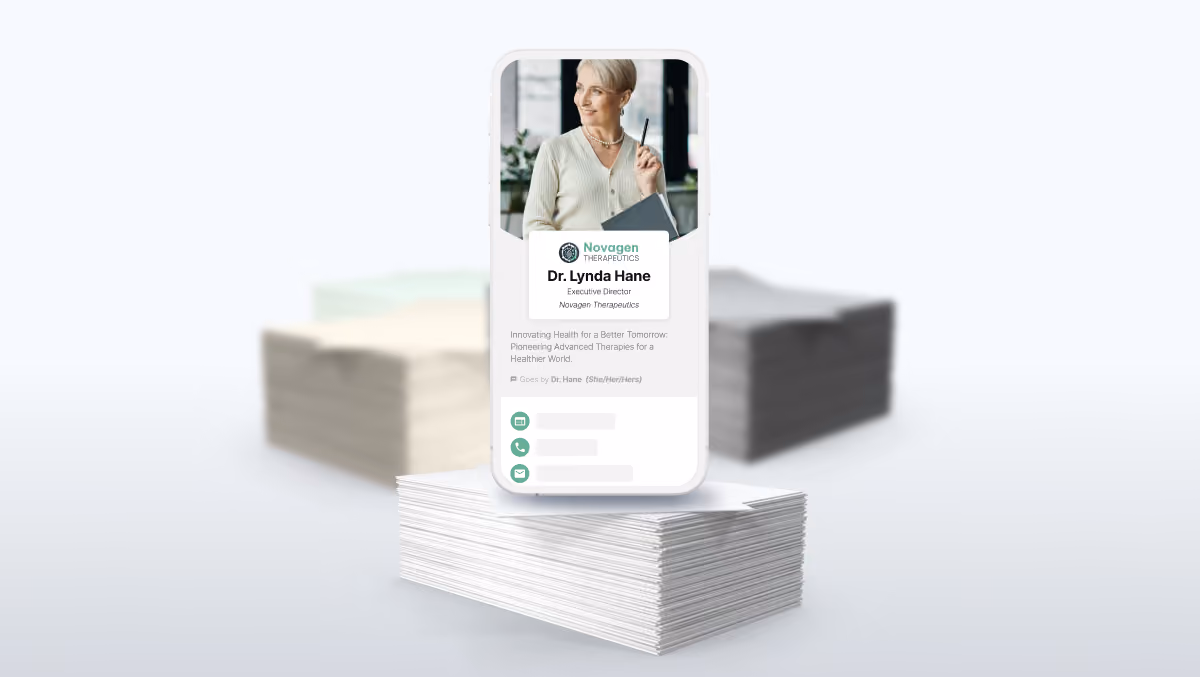 Paper business cards are outdated, digital business cards are here to replace them