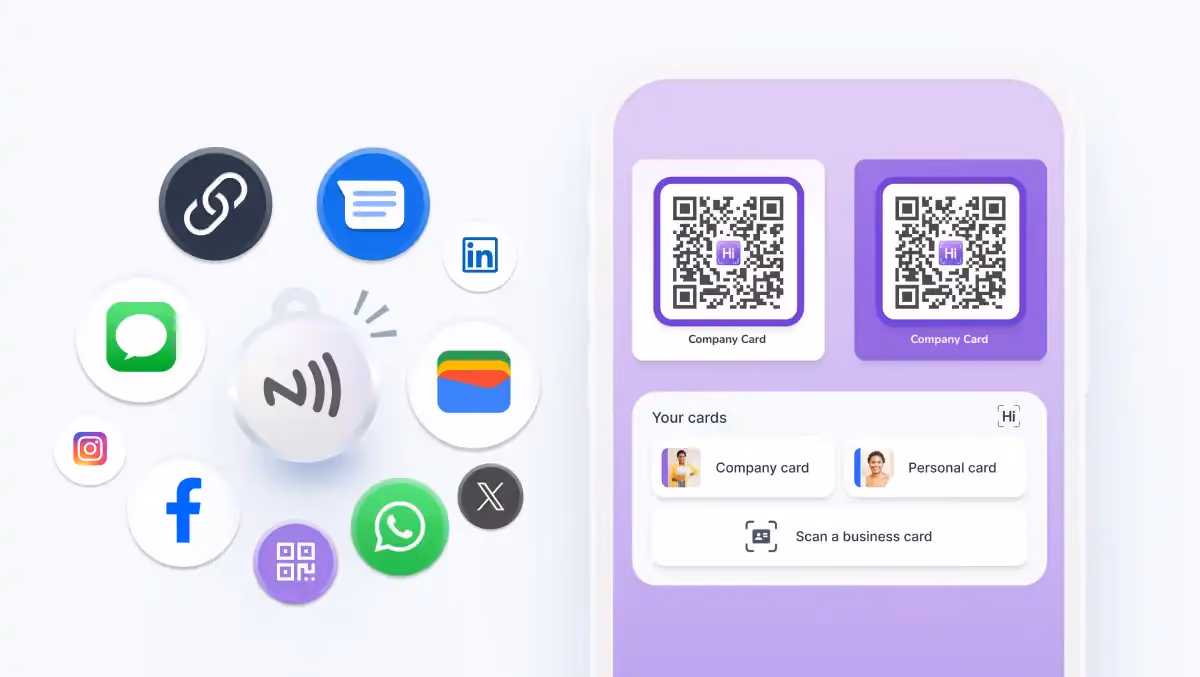 How to share a contact with new connections