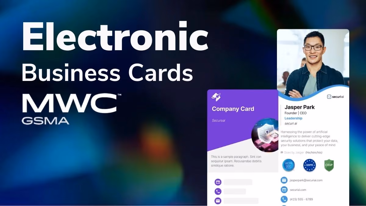 The Best Networking Tool for MWC 2025: Electronic Business Cards