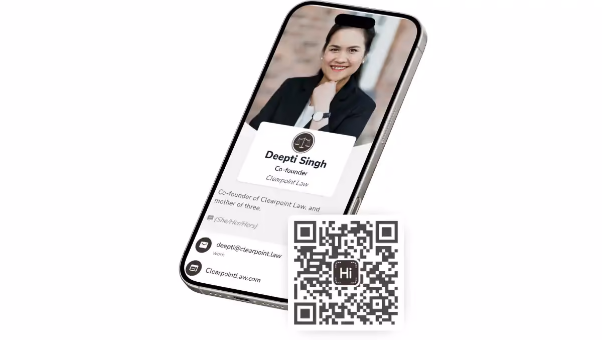 Network at Legalweek with digital business cards