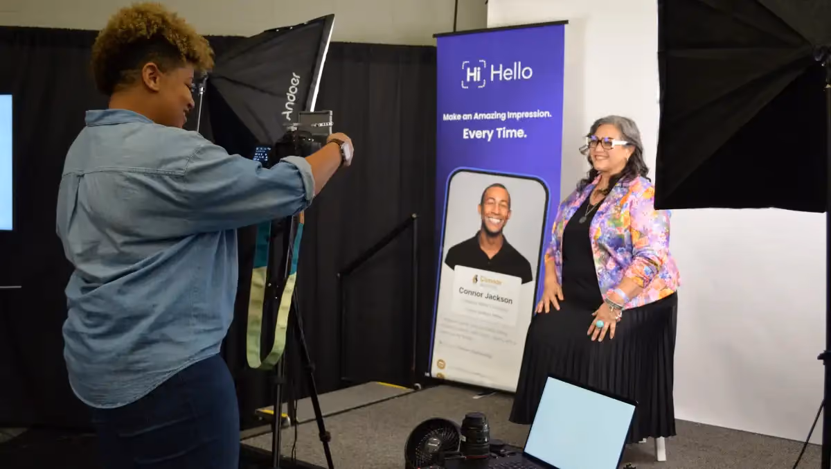 Attendees at SXSW 2025 getting professional headshots to enhance their digital presence and make lasting first impressions.