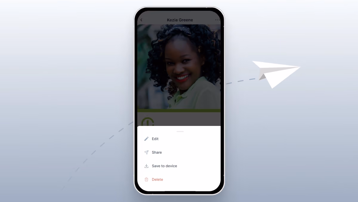 HiHello's Contact Sharing feature enabling users to share connections seamlessly across platforms.