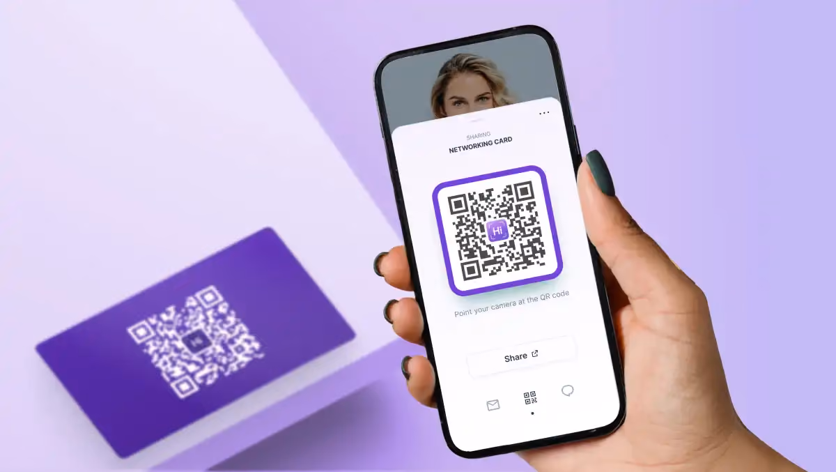 Scan this QR code for a digital business card. Instantly share your contact information with a QR code business card.