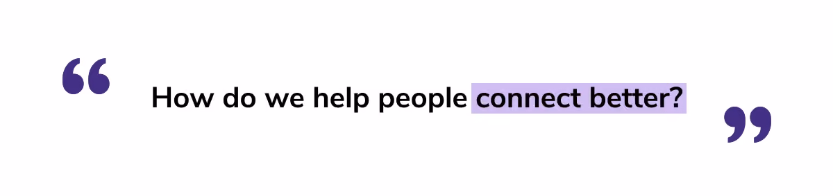 "How do we help people connect better?" - Manu Kumar