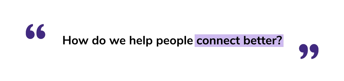 "How do we help people connect better?" - Manu Kumar