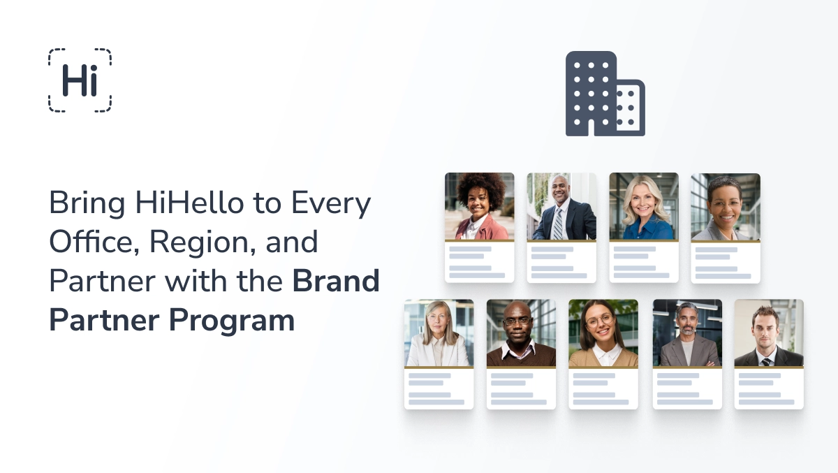 Scalable digital business card solution connecting offices, regions, and partners with consistent branding.