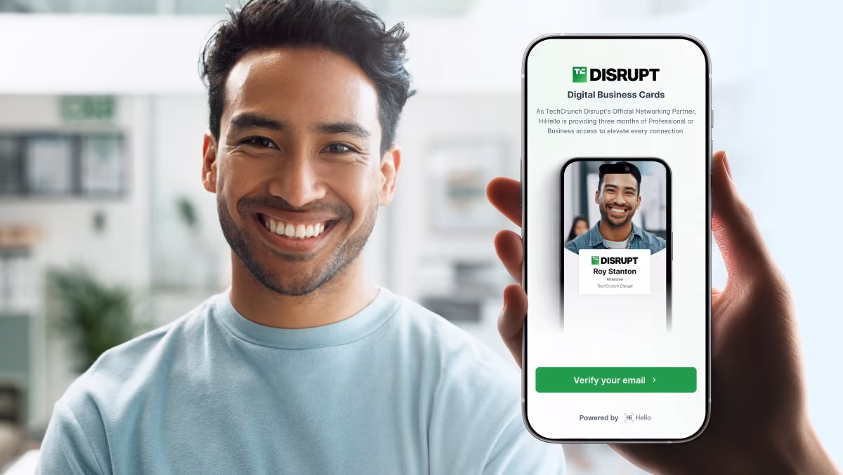 Get HiHello for Techcrunch Disrupt