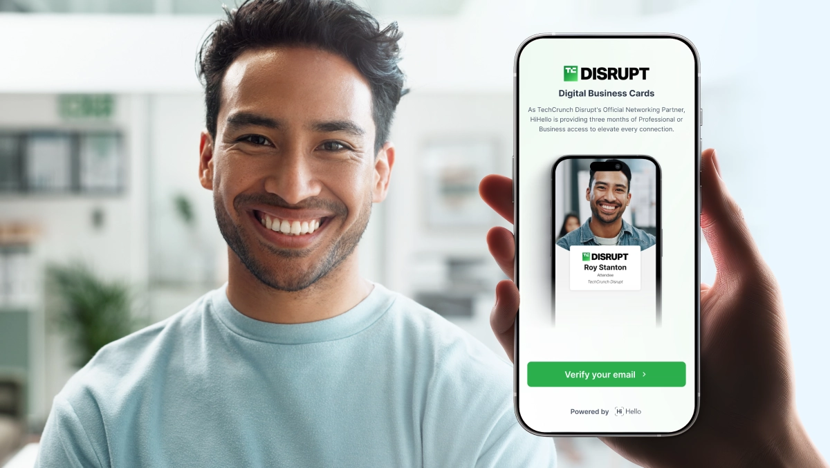 Get HiHello for Techcrunch Disrupt