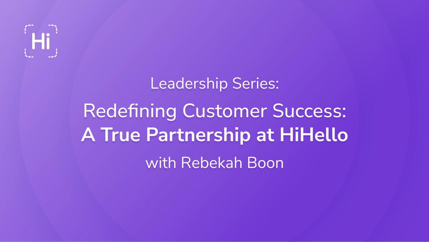 HiHello Head of Customer Success discussing program strategy with a customer