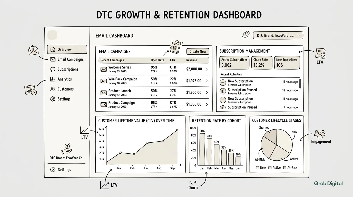 Master Subscription Email Strategies for DTC Brands in 2026