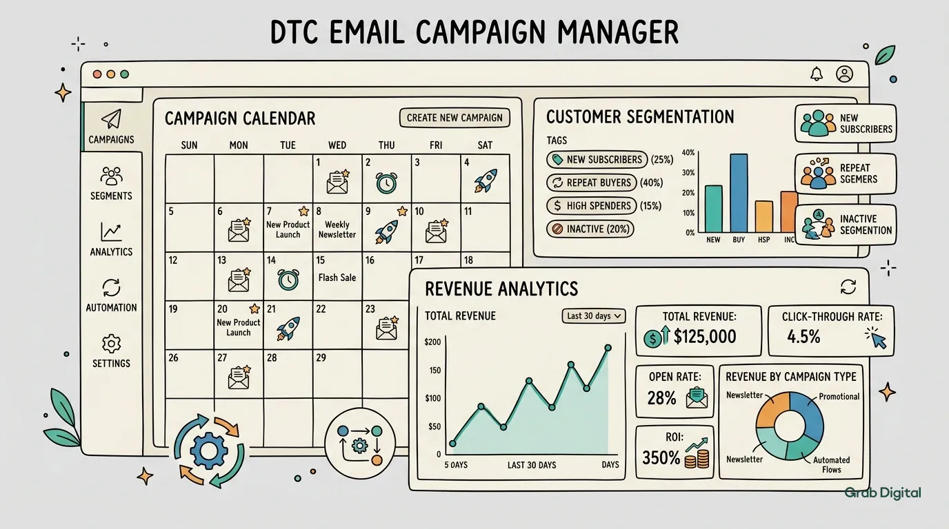 Master DTC Email Campaign Management for 30%+ Revenue Growth