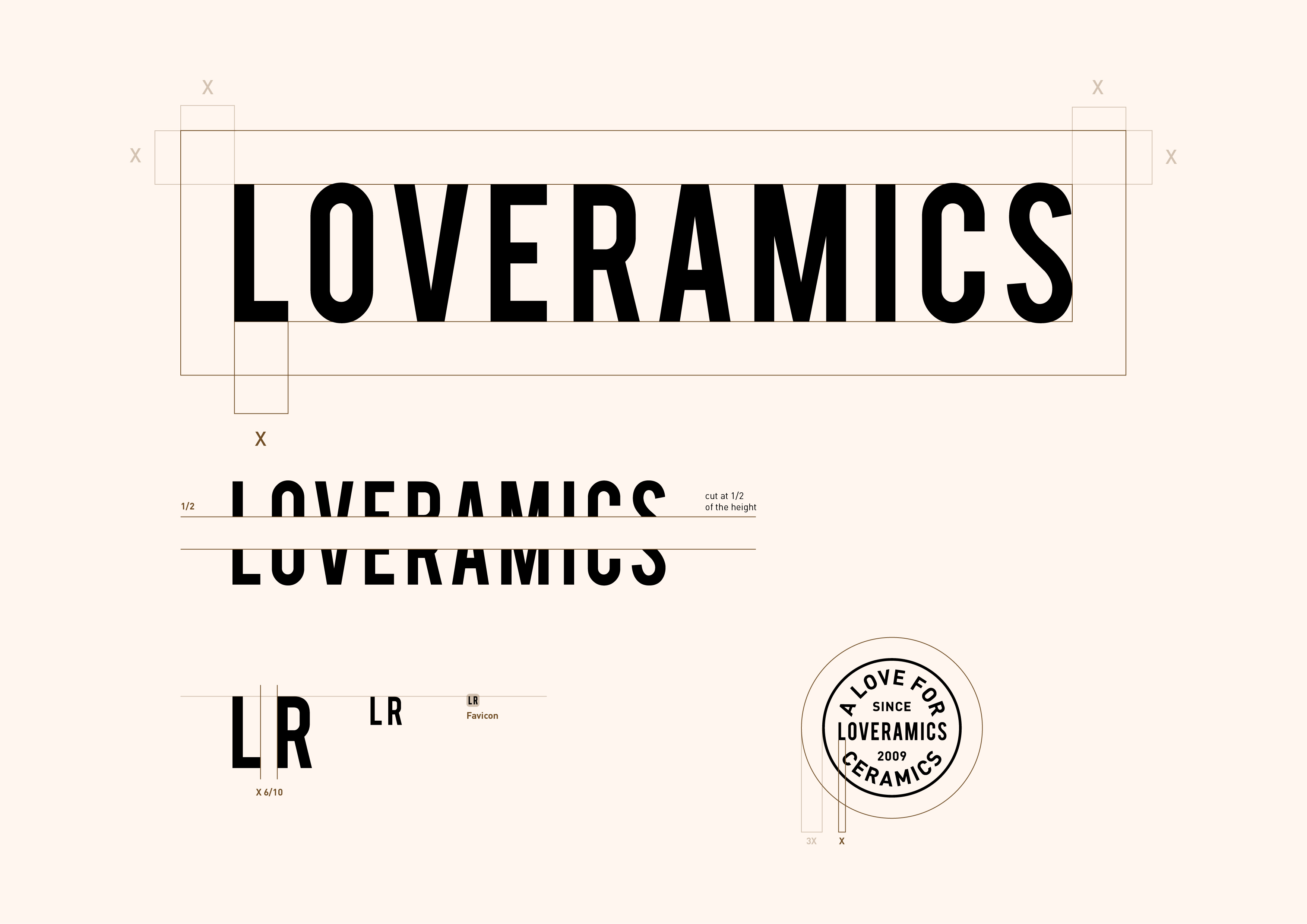 A photograph of the exterior of the Loveramics factory