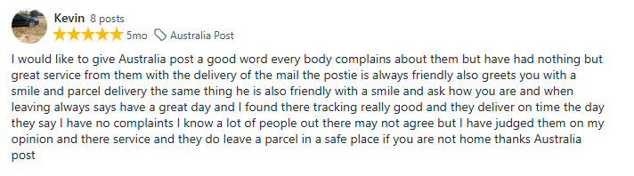 Kevin review of Australia Post
