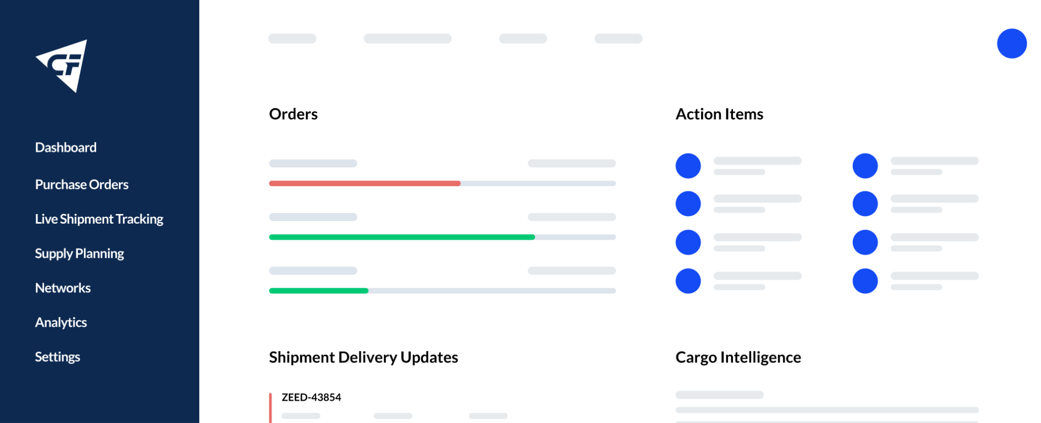 Alt text: Couriers & Freight Platform Page