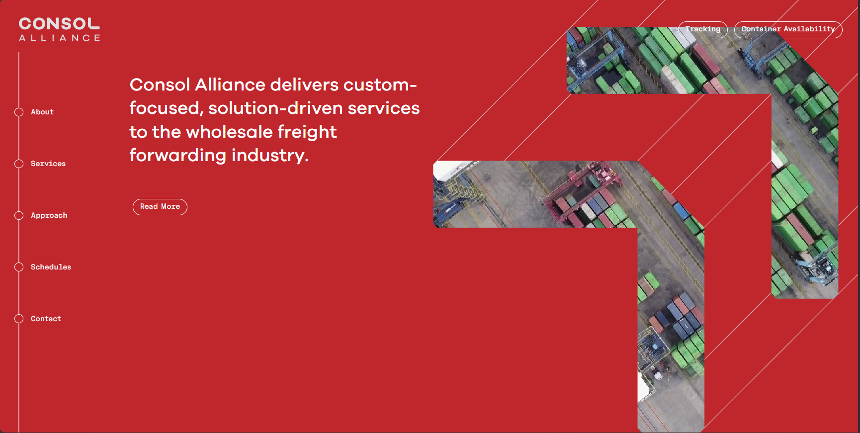 Alt text: Consol Alliance homepage