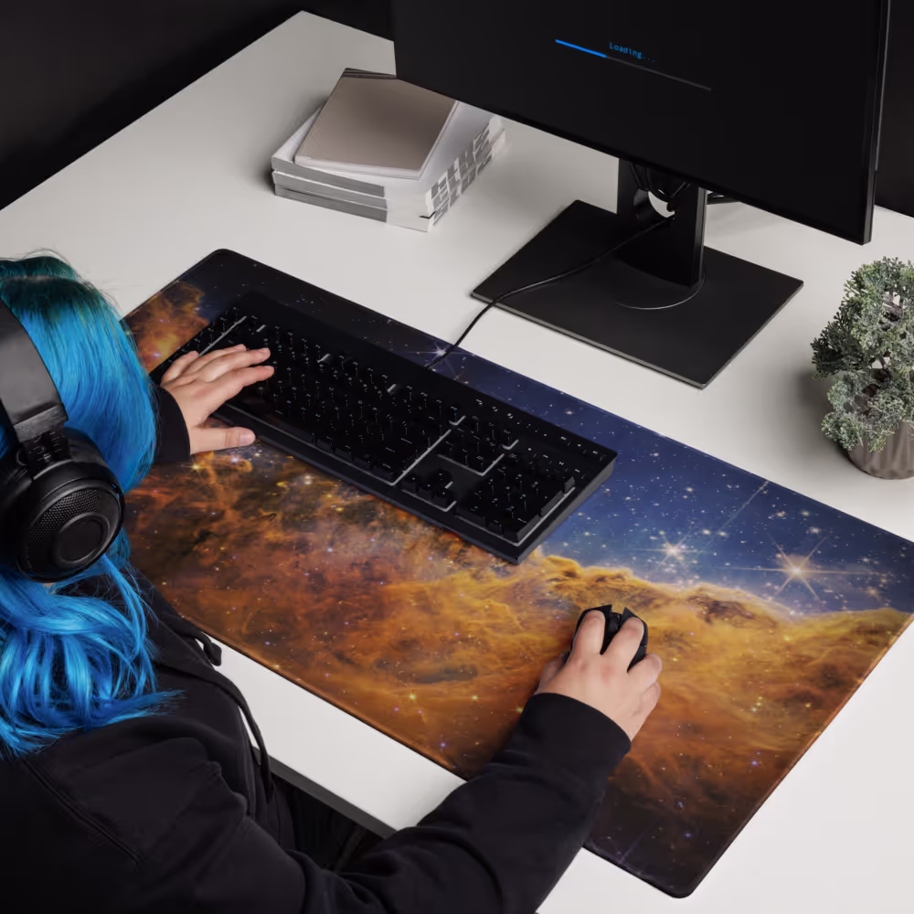Carina Nebula Gaming Pad (James Webb Telescope Release)