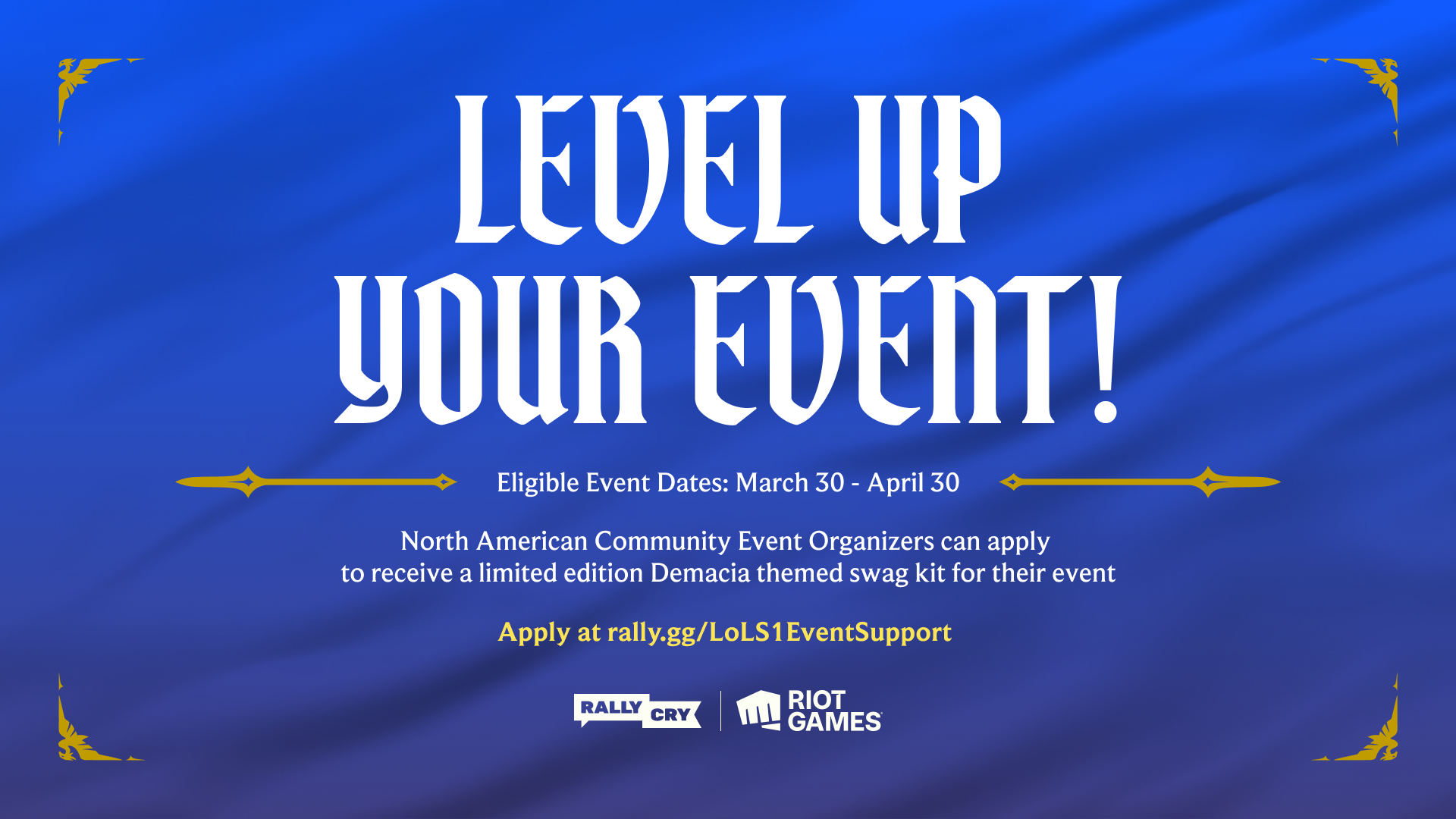 Ralyl Cry & Riot Games Launch the League of Legends Community Support Program