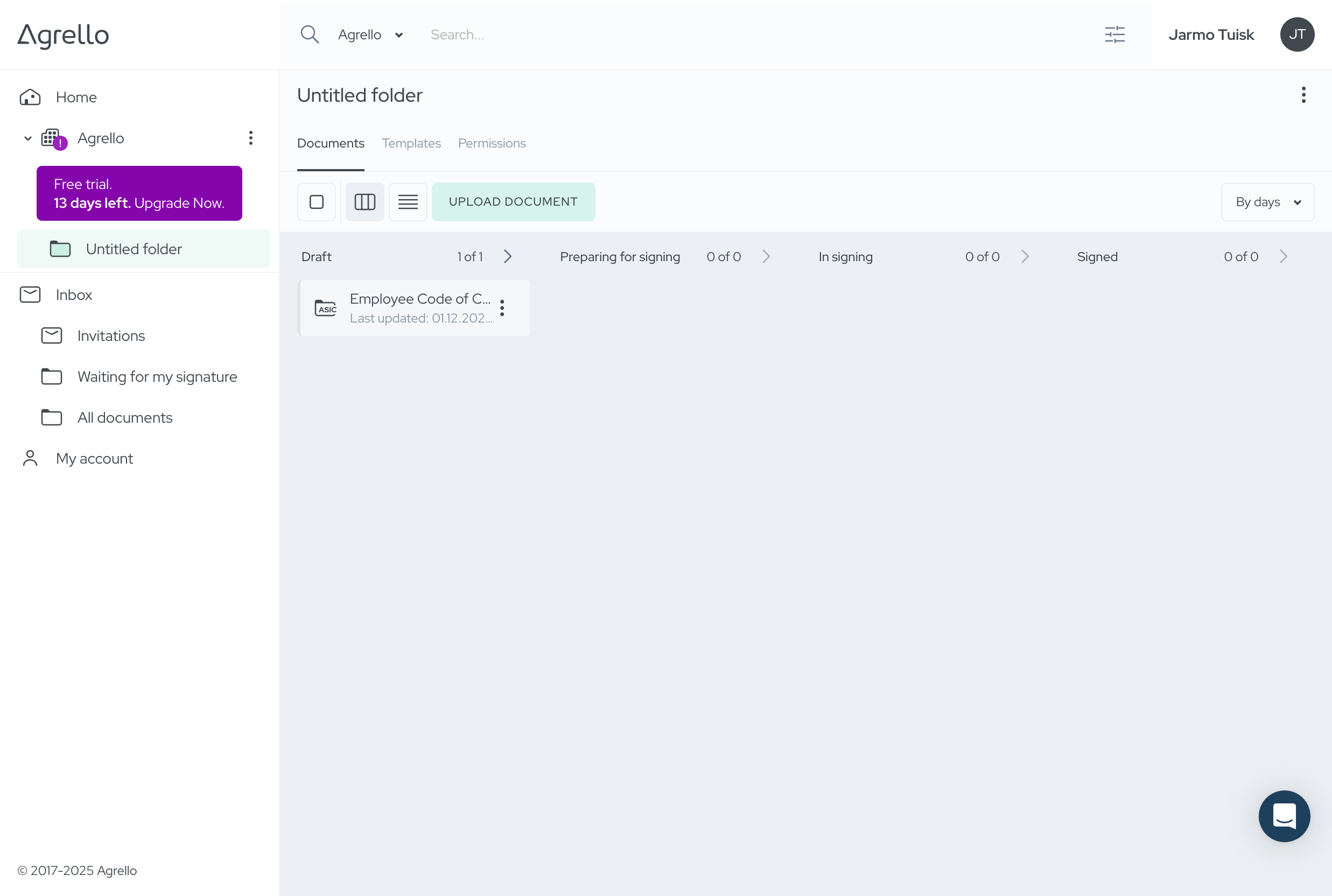 Document lifecycle in Kanban view