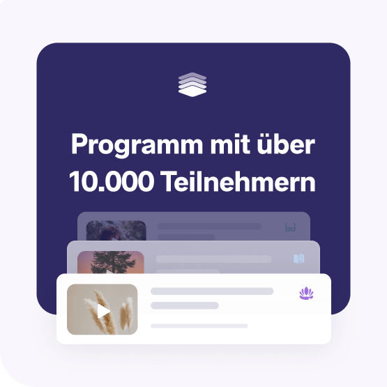 Mindfulness, sleep, exercise, nutrition, and much more... With a rich content library, your employees can easily access the resources they need, anytime and anywhere.