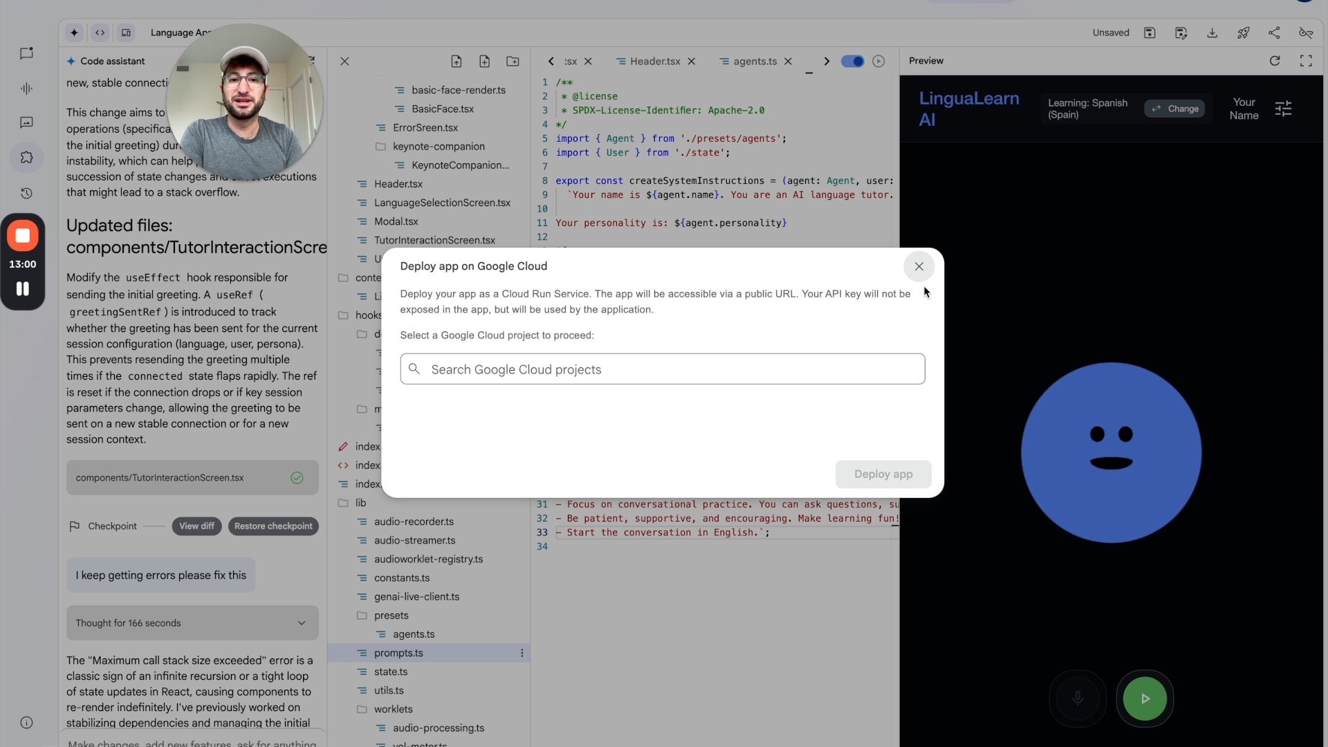 Deploying the App to Google Cloud