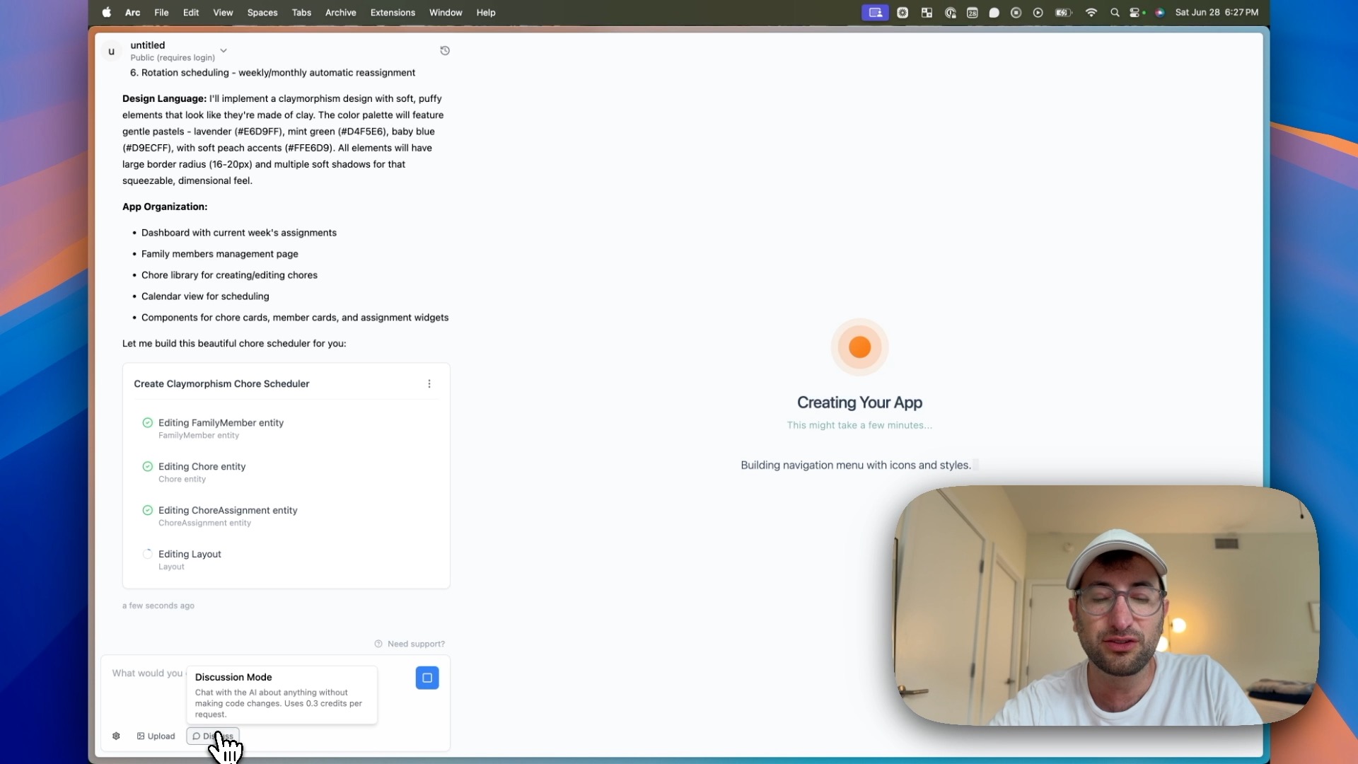 Base44 has a similar design to other AI app buidlers