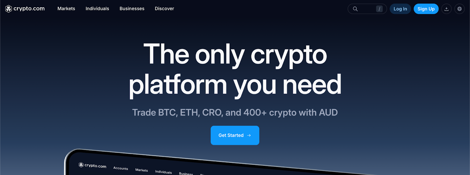 Crypto.com Dashboard pro obchodování s kryptoměnami se umístil mezi nejlepšími aplikacemi pro obchodování s kryptoměnami Bitcoin.