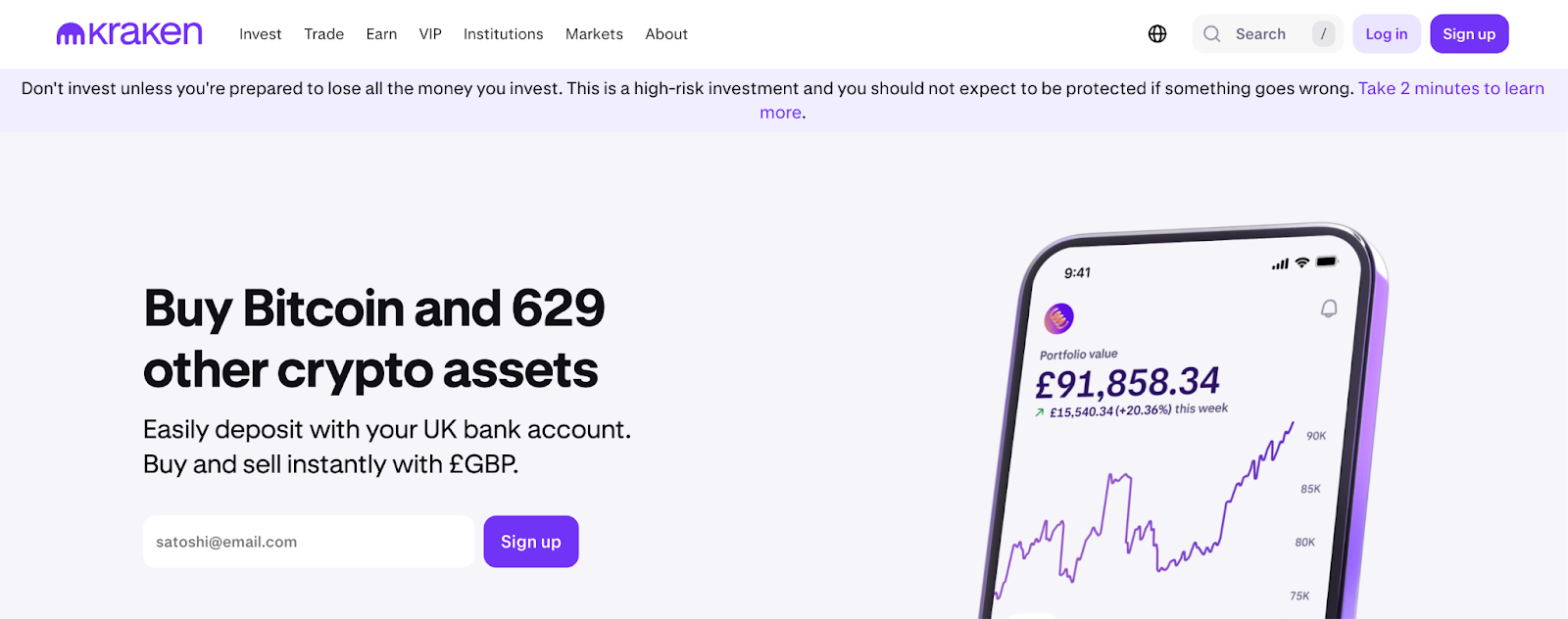 Kraken Obchodní dashboard Kraken s kryptoměnami se umístil mezi nejlepšími kryptoměnovými aplikacemi pro obchodování s Bitcoinem.