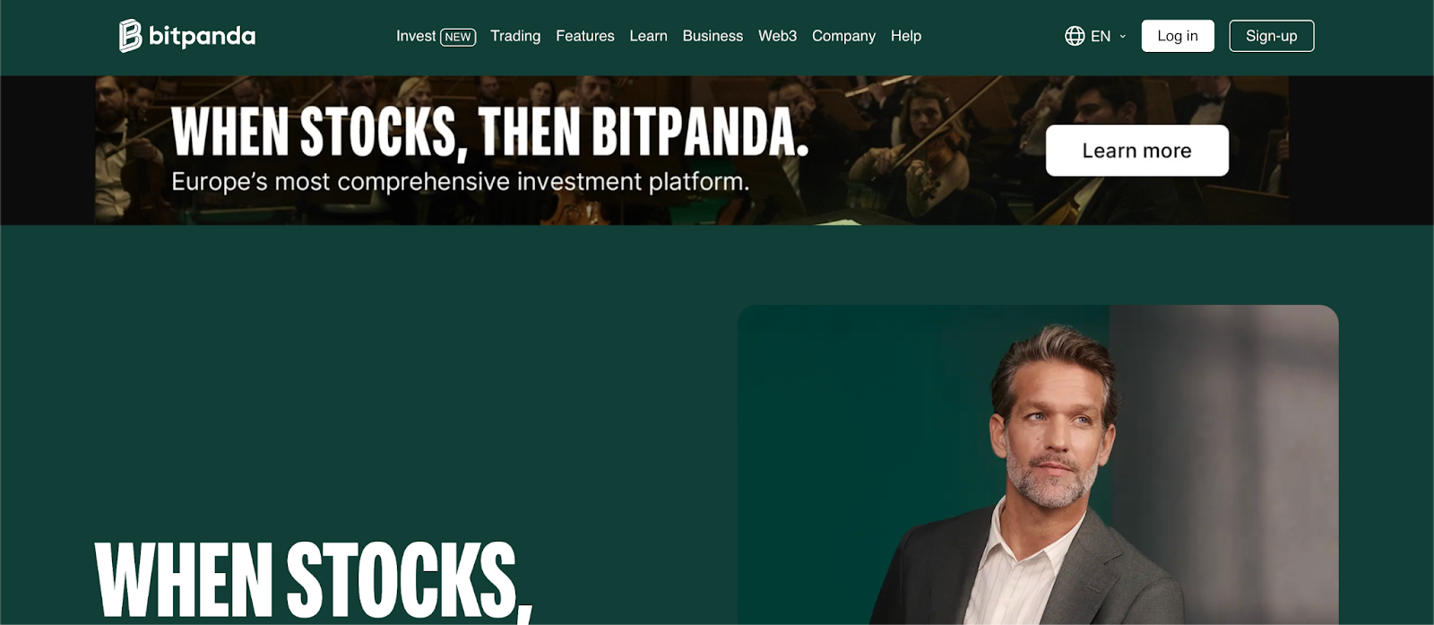 Bitpanda Obchodní dashboard Bitpanda s kryptoměnami se umístil mezi nejlepšími kryptoměnovými aplikacemi pro obchodování s Bitcoinem.