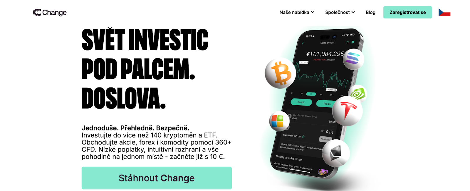  Změna Panel pro obchodování s kryptoměnami Change se umístil mezi nejlepšími aplikacemi pro obchodování s kryptoměnami Bitcoin.