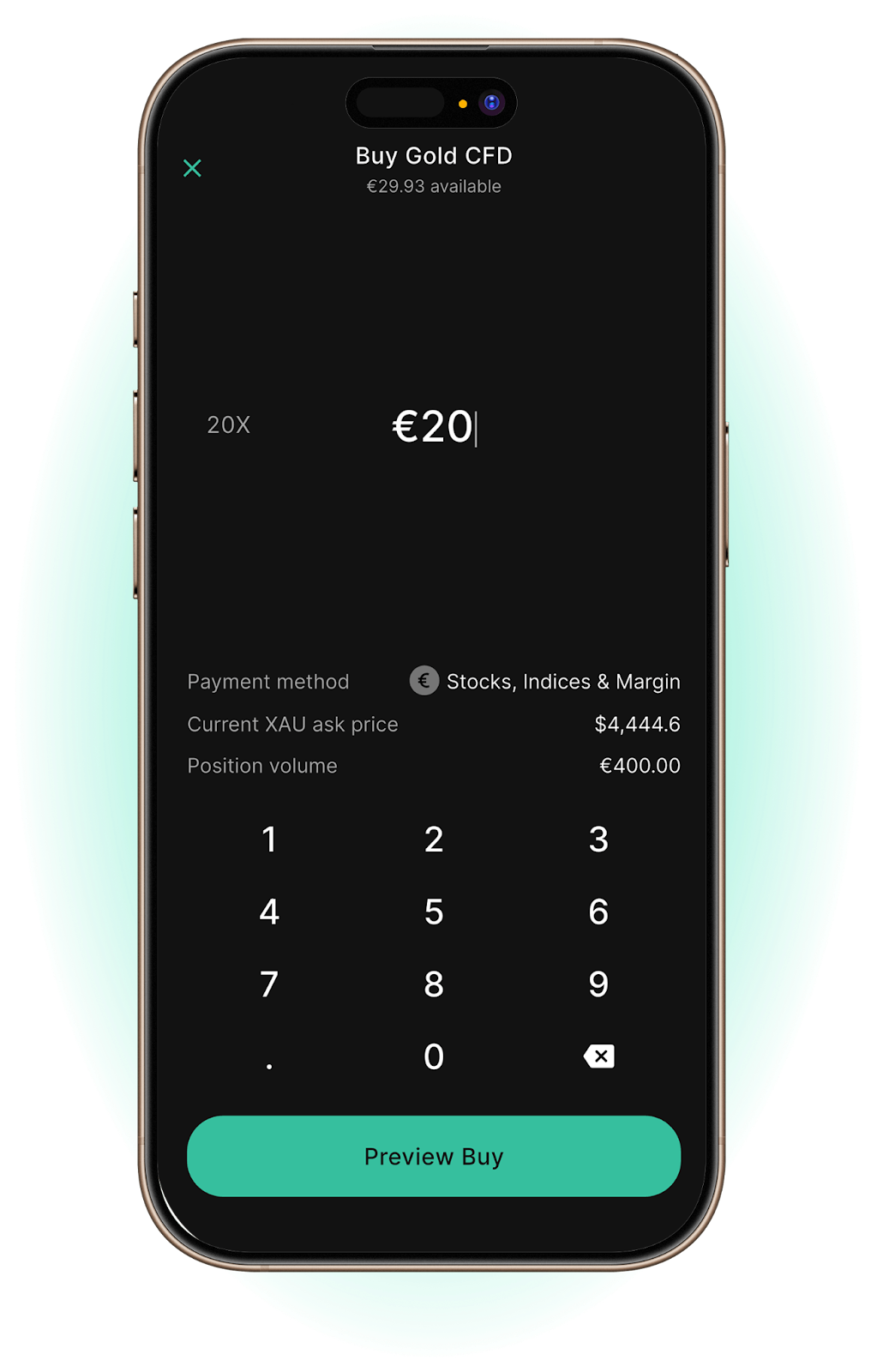 Trading app showing index CFDs prices, illustrating cfd vs futures market comparison