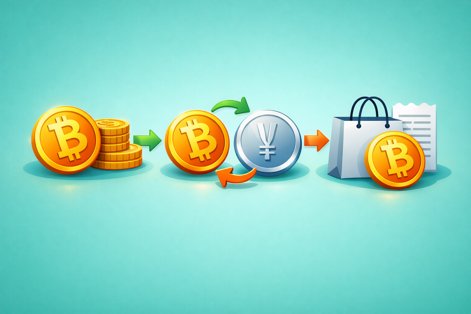 Krüpto deklareerimine: bitcoini vahetus, maksud ja ostutehingu illustratsioon