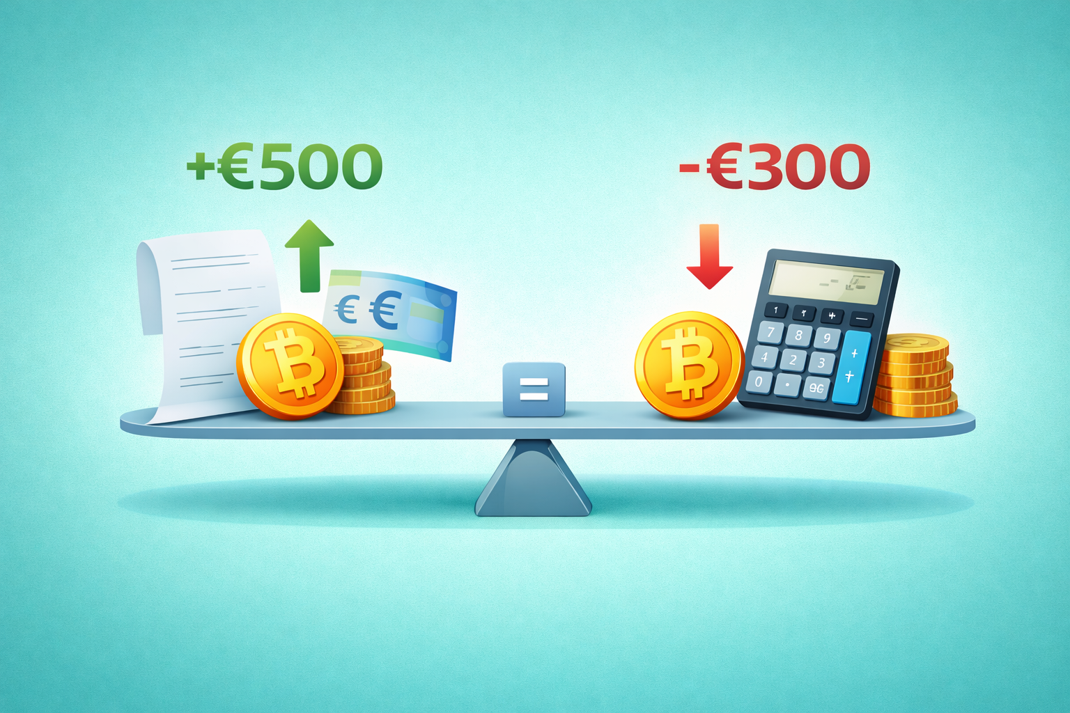 Krüpto deklareerimine: kasumi ja kahjumi arvestus eurodes ja bitcoinis