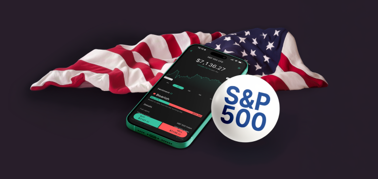 How to invest in S&P 500 using mobile app with US market context