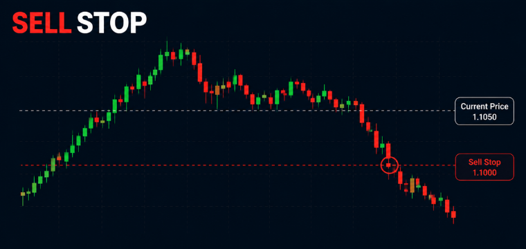 sell stop order mt5